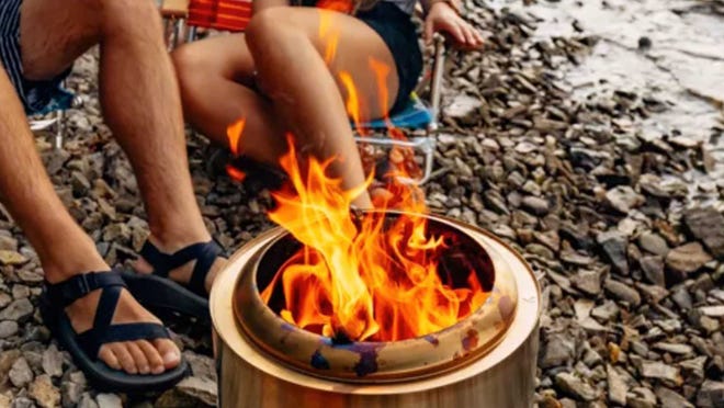 Stay warm outside all year round with a Solo Stove fire pit on sale right now.